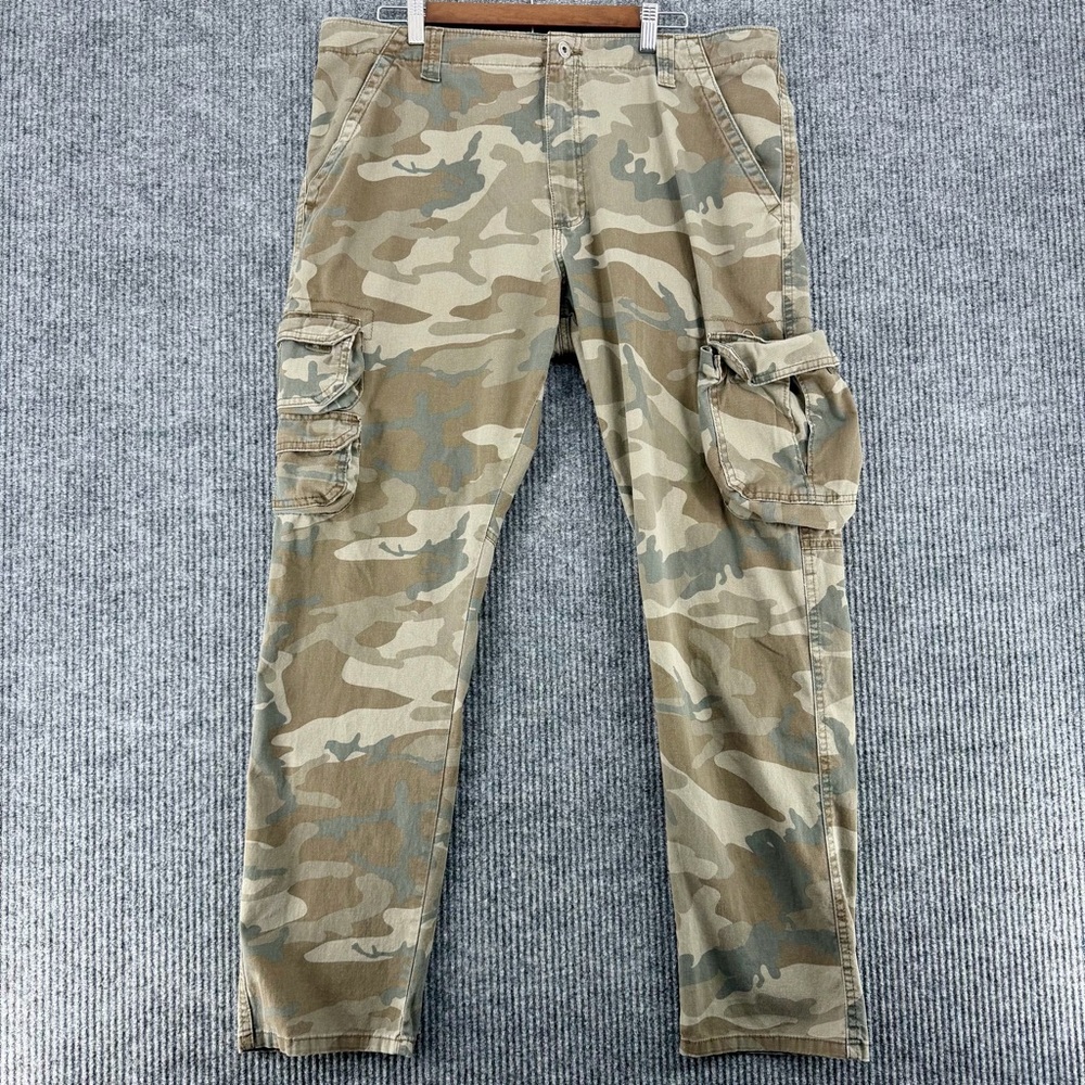 Wrangler Camo Cargo Pants Mens 38x32 Military Tactical Utility Streetwear‎
